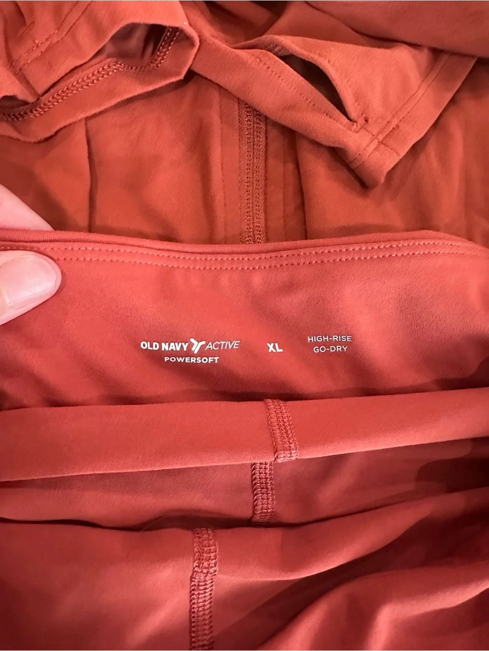 Women’s StudioSmooth Rust Athletic Skort and Zip Up Jacket Set Old Navy